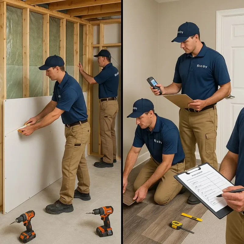 Repairs and Reconstruction process in West Lafayette, OH