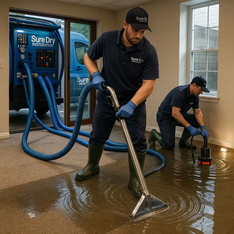 Water Extraction and Removal process in West Lafayette, OH